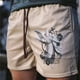 thumbnail image 5 of Y2K Pantalones cortos de gimnasio para hombres y mujeres con estampado 3D de cruz de ángel, pantalones cortos deportivos casuales de malla de secado rápido,, 5 of 5