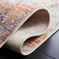 thumbnail image 6 of SAFAVIEH Vintage Persian Lindsay Abstract Polyester Area Rug, Rust/Blue, 5' x 5' Round, 6 of 9