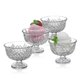 thumbnail image 1 of Leaded-Crystal Serving Bowls 4-Piece Set, All-Purpose Size, Ice Cream Dessert Bowls, Clear Crystal Glass, 1 of 2