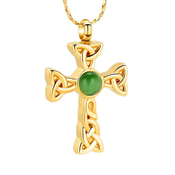 Cremation Jewelry Cross Urn Necklaces for Ashes for Women for Men, Retro Cross Memorial Keepsake Urn Pendant