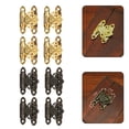 thumbnail image 4 of 4Pcs Antique Bronze/Gold Jewellery Box Suitcase Latch Lock Clasp Hasp Buckle, 4 of 7