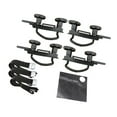 thumbnail image 1 of 4 abrazaderas universales en forma de U para cofre de techo con 3 correas. Kit de montaje profesional y fácil instalación para coches y furgonetas., 1 of 8