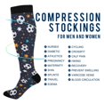 thumbnail image 4 of joogoo Football and Star Socks Women Men Knee High Sock, 4 of 8