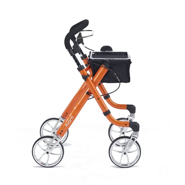 Comodita Avanti Rollator Walker with Unique One or TwoHand Operation Ideal for Stroke Patients