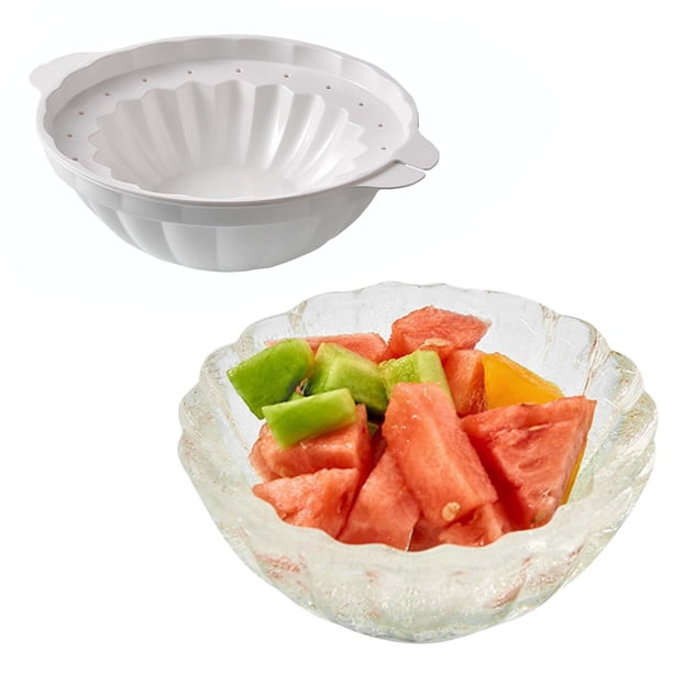 Fiudx Ofertas y liquidaciones Cuenco de postre Cuenco de helado casero Herramienta de cocina Contenedores para cuencos de hielo Contenedor de congelación rápida Moldes vacíos redondos de gran capacid