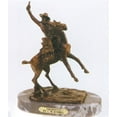 thumbnail image 2 of Charles Marion Russell “Smokin" Up bronze sculpture regular size 18.5 "H x 24.5"L x 12.5"W, 2 of 2