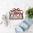thumbnail image 6 of T-Ball Mama Coquette Red Bow T-Shirt, Retro White and Natural Tee for Proud Sports Moms, 6 of 8