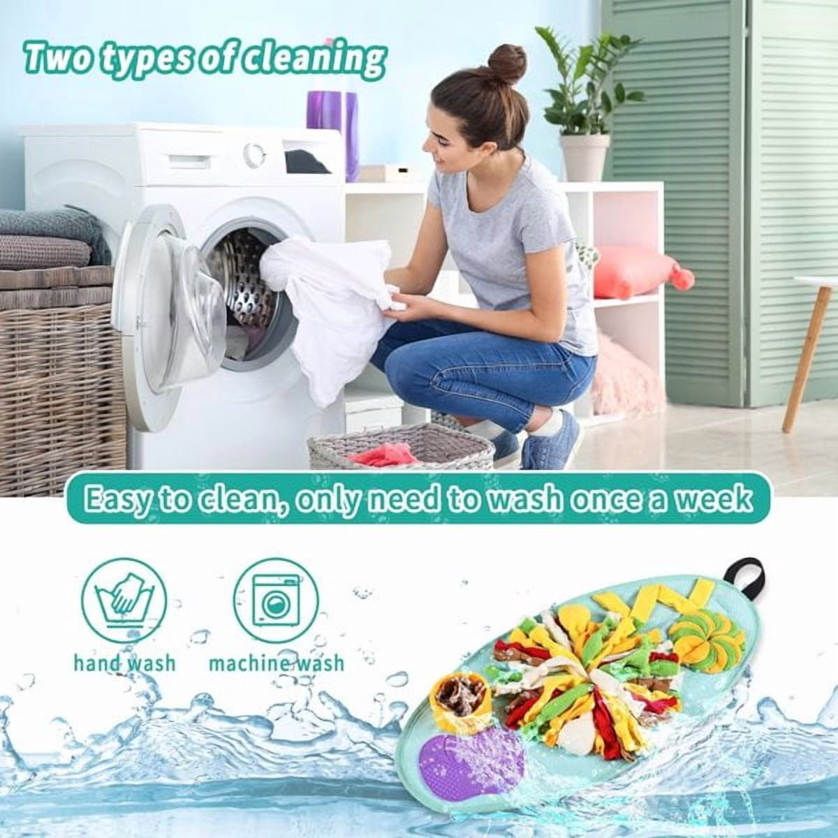Olurrisa Snuffle Mat For Dogs & Cats: Dog Toy For Stress Relief & Smell Training Dog Snuff Pad Dog Interactive Toy Treat Dispenser, Boredom Relief