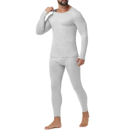 ANYFIT WEAR Long Johns Thermal Underwear for Men Base Layer Set Top & Bottom for Cold Weather