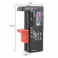 thumbnail image 3 of MesaSe  Universal Battery Tester Load Checker AA AAA 9V C D Power Portable Load Volt Tester Checker New, 3 of 7