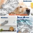 thumbnail image 4 of VavoPaw Pet Grooming Gloves - Dog Bathing Shampoo Brush with High Density Teeth, Heat Resistant Silicone Five Finger Design for Bathing and Massaging Dogs and Cats, Gray, 4 of 7