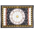 Black and White Horoscope Tapestry Zodiac Wall Hanging Dorm Room