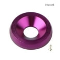 thumbnail image 4 of VONKY 10 Pieces/Set Car Modification Front Rear Bumper Washer Exterior Bolts M6 Screw Universal Automobile Purple, 4 of 6