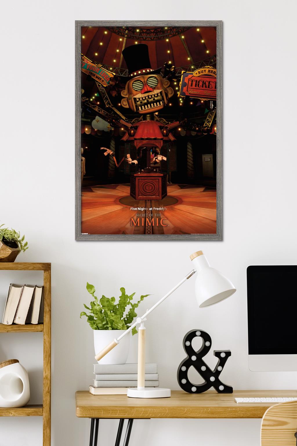 Five Nights At Freddy's: Secret of the Mimic (2025) - Big Top Wall Poster, 22.375" x 34" Framed