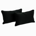 thumbnail image 4 of Blazing Needles 20-inch by 12-inch Double-corded Solid Twill Back Support Pillows with Inserts (Set of 2)-Style:SAGE, 4 of 5