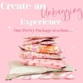 thumbnail image 6 of 6x9 Designer Poly Mailer 100 Pack Heavy Duty Waterproof Self Seal Shipping Bags for Small Business Large Mailing Envelopes Bulk Tear Resistant Cute Packaging Pink Blooms Flowers, 6 of 7
