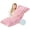 Pink, variant on Faux Fur Fluffy Body Pillow for Adults - Firm Body Pillow Insert with Shredded Blue Memory Foam, Adjustable Height, Soft Support for Side Sleeping, Pregnant Women, Washable, 20x54 Inch (Pink)