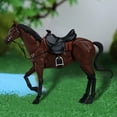 thumbnail image 6 of yotijay 1/12 Scale Action Figures 1/12 Scale Horse Figure Model Desktop Ornament Brown, 6 of 9