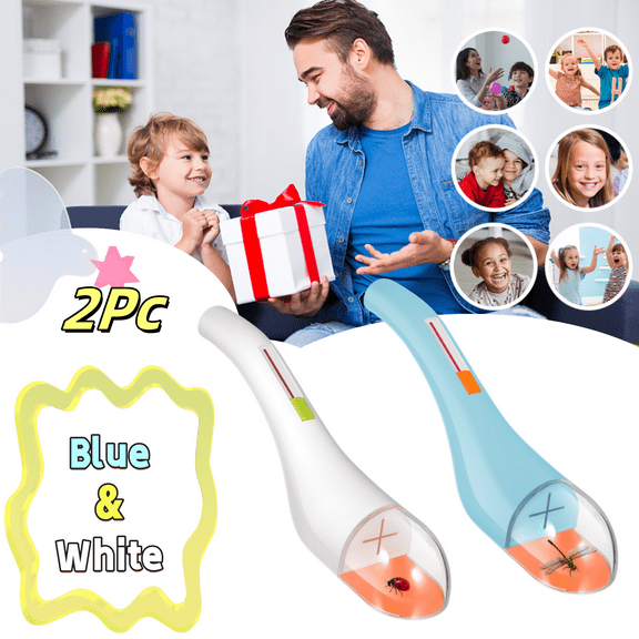 Jahy2Tech Latest Bug Catcher Tool, White and Blue, 2-Pack