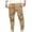 Mens Pants Khaki, variant on Chinos Cargo Pants for Men Multi Pockets Relaxed Drawstring Jogger Tapered Trousers Casual Solid Loose Elastic Waist Athletic Hiking Pant Clearance