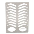 thumbnail image 1 of Plantilla Para Labios Y Cejas, Plantillas Resistentes Para Labios Y Cejas, Práctica De Acero Inoxidable Plateado Cepillado, Fácil Limpieza Para Salón, 1 of 7
