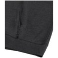thumbnail image 5 of Hanes Mens EcoSmart Fleece Hoodie, 2XL, Charcoal Heather, 5 of 5