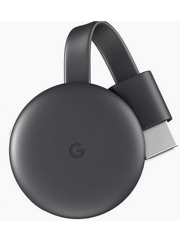 Google 6187396 Chromecast 3rd Gen Digital HDMI Streaming Media Player - Black