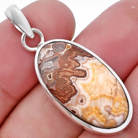 Natural Rosetta Picture Jasper 925 Sterling Silver Pendant Jewelry P-1002 SDP144582
