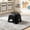 Black, variant on QuanTara 9.45-Inch Low Plastic Step Stool – Non-Slip Base Bathroom & Kitchen Stool for Toilet, Sink, Living Room & Shower, Compact Safety Step for Adults