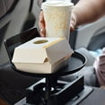 thumbnail image 4 of DPTALR Car Dinner Tray Car Travel Coffee Hamburger Shelf Water Cup Mobile Phone Bracket Small Dining Table Short, 4 of 8