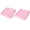 Pink, variant on Blukids Car Seat Cushion Pad Set of 2 Comfort Seat Protector for Car Driver Seat Office Chair Home Use Memory Foam Seat Cushion with Non Slip Bottom,Gray