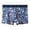 Blue, variant on Men's Underwear for Summer Breathable Silk Flat Corner Design Mid Rise Comfort with Printed Pattern Men’s Briefs Blue L