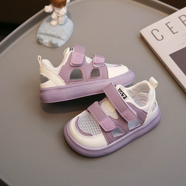 Sandalias de bebé, zapatos de tabla de verano para niños, sandalias huecas transpirables para niños, zapatos con marco para niñas