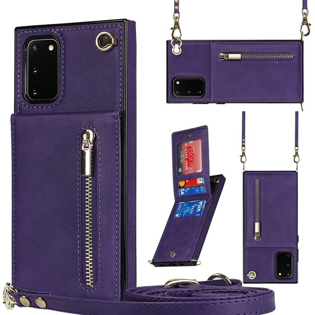 Compatible with Samsung Galaxy S20 FE Case 6.5 Inch, Pocket Purse Handbag Stylish Protective Cover