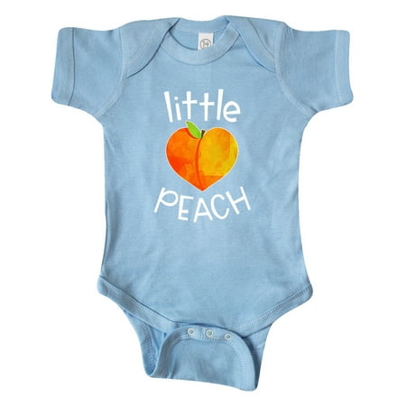 

Inktastic Little Peach Cute Heart Shaped Peach Gift Baby Boy or Baby Girl Bodysuit