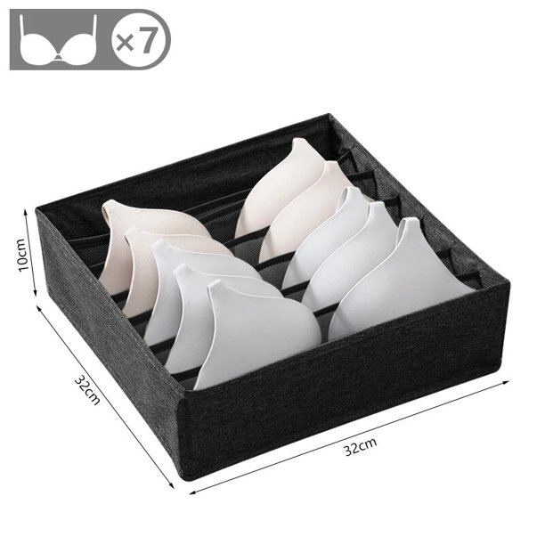 Organizador de ropa interior y Sujetador deportivo, caja de almacenamiento de bragas, calcetines, armario, armario, cajones, caja separadora