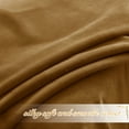 thumbnail image 7 of NICETOWN Velvet Blackout Curtains for Bedroom, Thermal Insulated Noise Reducing Energy Efficiency Privacy Luxury Velvet Curtains Room Darkening Rod Pocket Drapes, Gold Brown, 52"x96", 2 Panels, 7 of 7