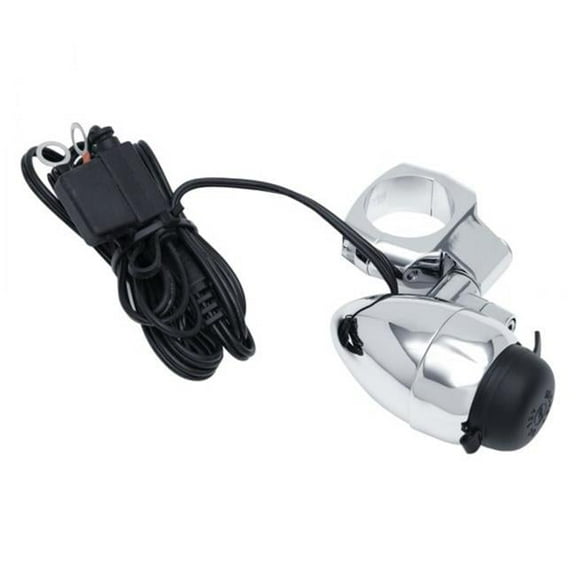 Kuryakyn 1476 Electrical Power Point with 1.25 in. Bar Mount - Chrome