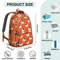 thumbnail image 5 of Pug Dog Backpack for School,Cute School Bag,Schoolbag with Adjustable Shoulder Straps & Padded Back,16.9 Inch, 5 of 5