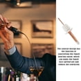 thumbnail image 4 of Yuarrent De acero inoxidable para whisky, licor, aceite, botella de vino, tapón vertedor, dispensador de boca, herramientas de cocina, accesorios de Bar Barra de herramientas No.03 Yuarrent HA001809-03, 4 of 6