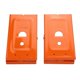 thumbnail image 1 of Lot de 2 supports de chevalet de sciage en acier laminé à froid, antidérapants, design creux, pour le travail du bois, 1 of 4