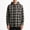 (Casual 181)Black, variant on Fashion Outer jacket for Men Casual Outerwear Summer Loose Buttoned Checkered Pocket Long Sleeve Hooded Shirt Tops
