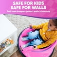 thumbnail image 5 of Flybar 6V Bumper Car for Toddlers Pink, Electric Ride on Toy for Kids Ages 1.5-4 with LED Lights & Safety Belt, 360 Degree Spin, Max Weight of 66 lbs, 5 of 6