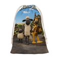 thumbnail image 1 of Shaun el Ovejito Bolsa de regalo con cierre de cinta navideño para decoración de Navidad,39cm×30 cm., 1 of 6