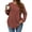 Caramel, variant on LANREMON Women's Plus Size Crewneck Long Sleeve Tops Casual Lightweight Fall Pullover Tunic Sweaters Shirts
