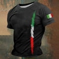 thumbnail image 1 of T-Shirt Graphique Décontracté pour Hommes T-Shirt Polyvalent pour Tous les Jours Design à Col Rond Élégant pour Sorties Sociales Coupe Légère et Confortable, 1 of 3