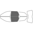 thumbnail image 2 of Rvinyl Window Tint Kit Compatible with Volkswagen Golf 1988-1992 (4 Door) - Back Precut Kit - 35%, 2 of 8