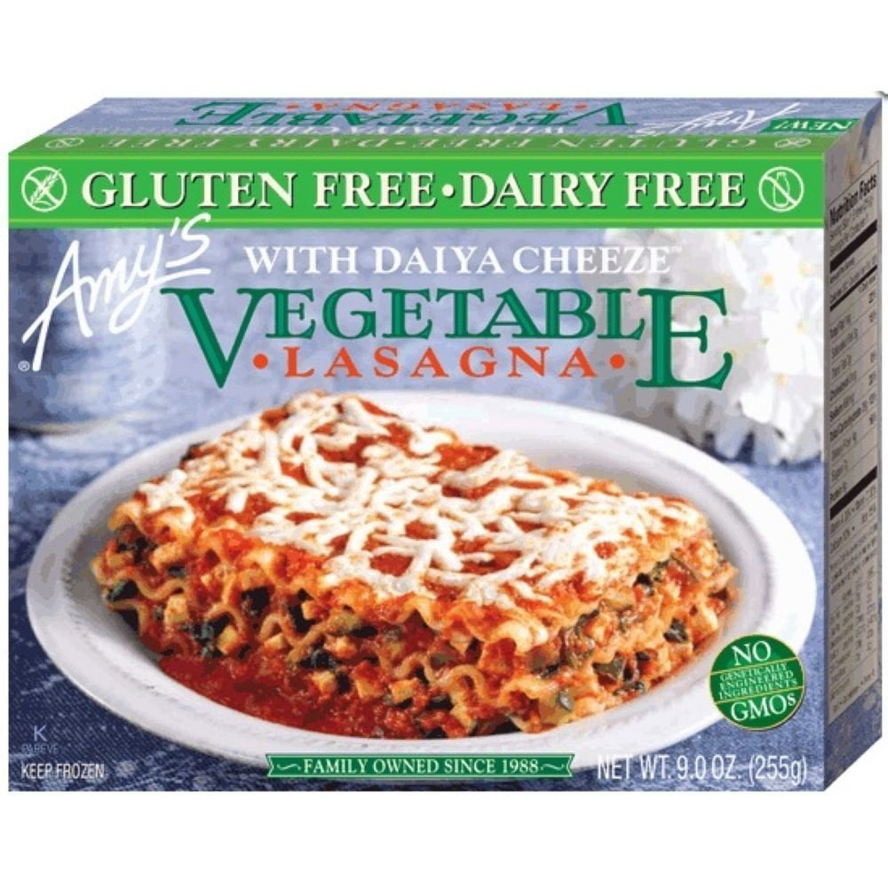 Amys Gluten Free Dairy Free Vegetable Lasagna, 9 Ounce 12 per case