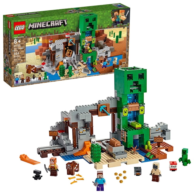 LEGO Minecraft The Creeper Mine 21155 Building Kit, New 2019 (834 Pieces) LEGO -