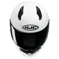 thumbnail image 2 of HJC C 10 White Street Motorcycle Helmet, 2 of 5